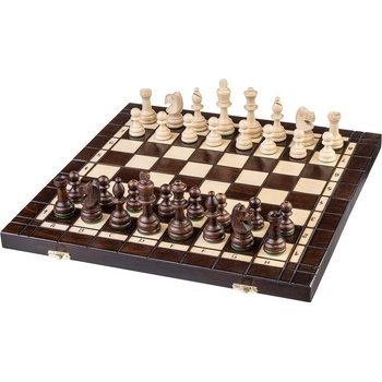 Dřevěné šachy + Vrhcáby+ dáma 3v1 velké