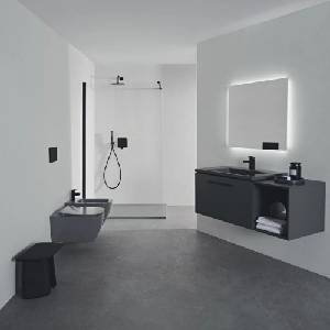 Ideal Standard i. life B среден стенен страничен шкаф, матово кварцово сиво, 40 см (T5268NG)