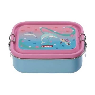 Step by Step Krabička na svačinu z nerezové oceli Sealife Box