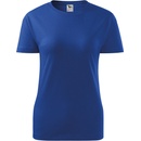 dámske tričko jednoduché kráľovská modrá
