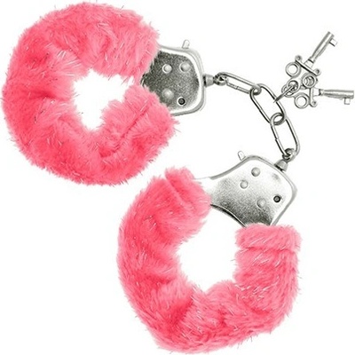 S Pleasures Furry Cuffs Pink