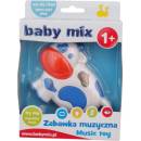 Baby Mix hrkacia hračka so zvukom KRAVIČKA biela