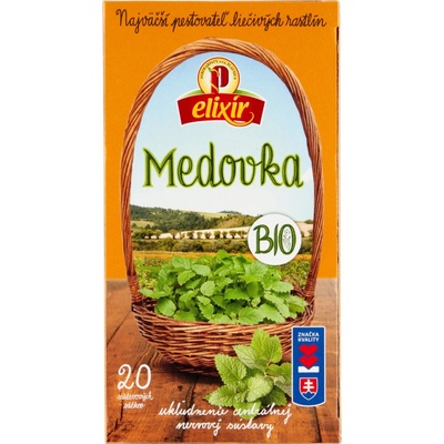 Agrokarpaty Bio Medovka bylinný čaj čistý prír. produkt 20 x 2 g