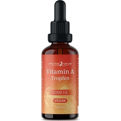 Effective Nature Vitamín A kvapky 50 ml