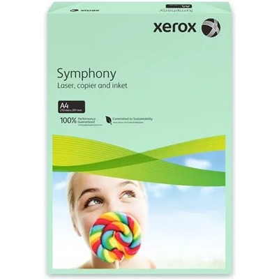 Xerox Копирна хартия, цветна, A4, 80 g, XEROX "Symphony", зелена (средна) 003R93966 (003R93966)