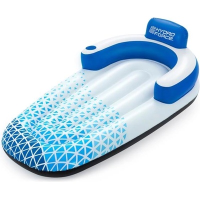 Bestway 43533 Надуваем дюшек Indigo Wave с облегалка за ръце и гръб, 191x107 cm