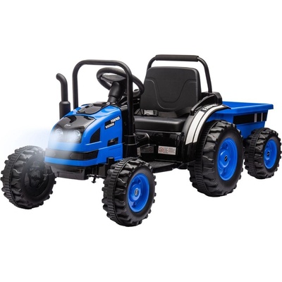 Milly Mally Farmer elektrický traktor s vlečkou modrá