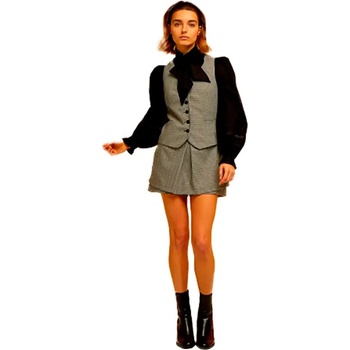 & ME Елек & me Cher waistcoat - Grey (Black)