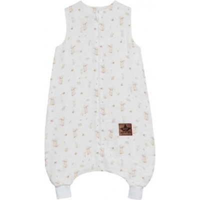 Baby Nellys spací vak s nohavičkami GOOSE Soft bílá