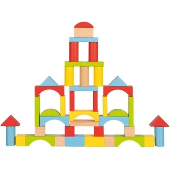 Goki Stavebné kocky vo vedierku, 76 ks