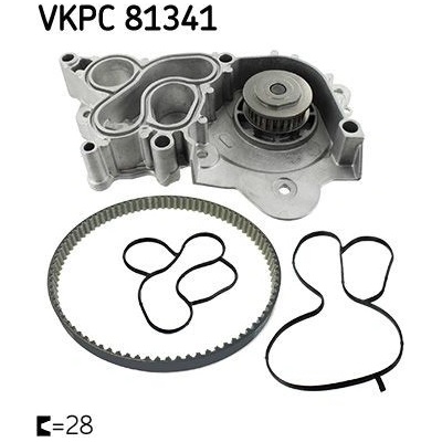 Vodní čerpadlo, chlazení motoru SKF VKPC 81341 – Hledejceny.cz