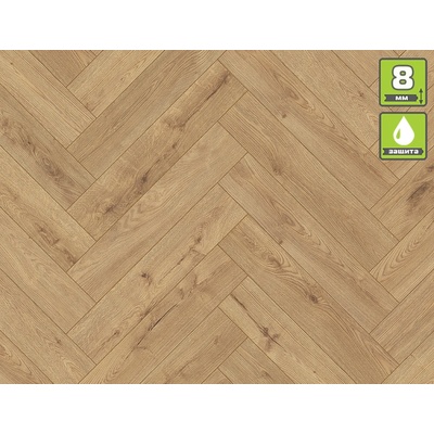 Krono Original ЛАМИНИРАН ПАРКЕТ herringbone К326 8мм 32/ac5/4v ФУГА ДЪБ СЪНДЕНС (8hbk326)