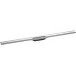 Hansgrohe RainDrain Flex - Линеен сифон с неръждаема решетка 1200, за стенен монтаж, с възможност за скъсяване, четкана неръждаема стомана 56054800 (56054800)