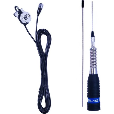 PNI Фиксирана cb Антена pni ml160 145см със Скоба за Багажник (pni-ml160t941)