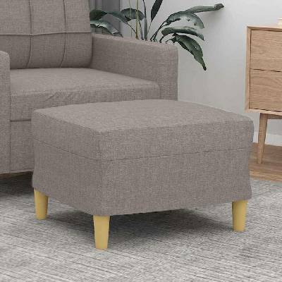 vidaXL Podnožka 60 x 50 x 41 cm textil [349266] taupe