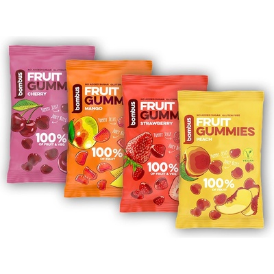 Bombus Fruit gummies jahoda 35 g