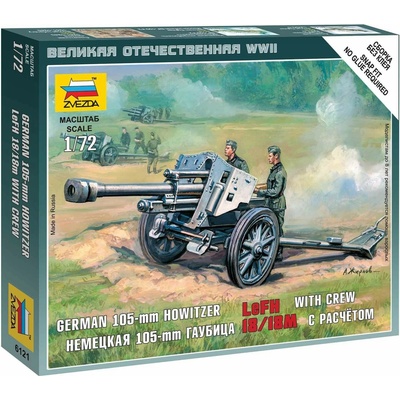Zvezda německá houfnice leFH 18 1:72