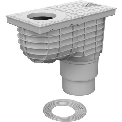 Chuděj Lapač strešných splavenín 325 Ss spodný DN 110/125 Standard sivý