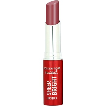 Golden Rose Mood Червило Sheer Bright, 107 Mood Mauve, 3.3 g