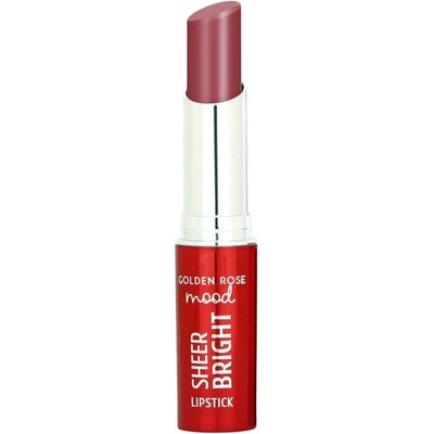 Golden Rose Mood Червило Sheer Bright, 107 Mood Mauve, 3.3 g