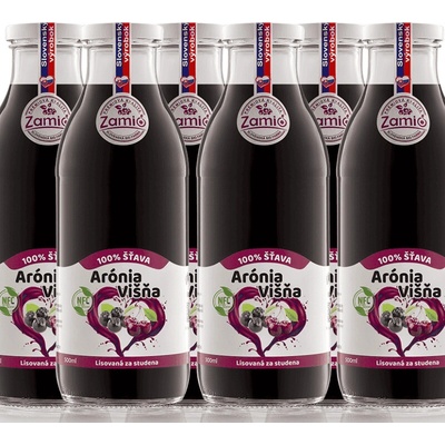 Zamio Arónia & Višňa 100% šťava 6 x 500 ml
