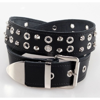 Image 1 of Black & metal колан pas-009