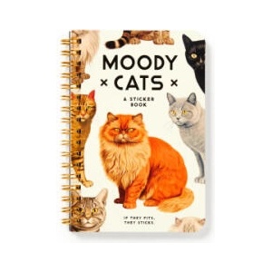 Moody Cats Sticker Book (2024)