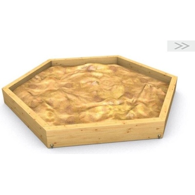 Playground System PÍSKOVIŠTĚ šestihranné Big 3 x 3 m