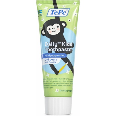 TePe Daily Kids pro děti od 3 do 6 let 75 ml – Hledejceny.cz