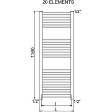 Cordivari Lisa 22 1385 mm x 600 mm 3551646101212