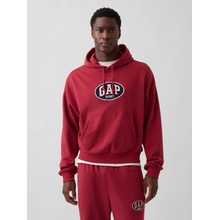 Gap Oversize mikina s logem VintageSoft Červená