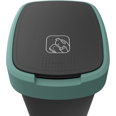 Rotho Кошче за отпадъци от рециклирана пластмаса 25 L Twist - Rotho (1754405092)