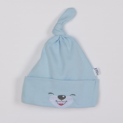 Bobas Fashion Bavlnená dojčenská čiapočka Lucky žltá