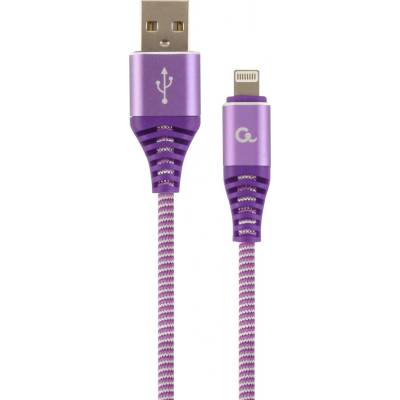 Gembird CC-USB2B-AMLM-1M-PW USB-A, Lightning, 1m, fialový