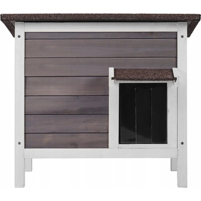 SucceBuy Domček drevený vonkajší 61 x 50,8 x 53,5 cm
