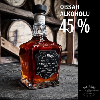Jack Daniel's Single Barrel 45% 0,7 l (čistá fľaša)