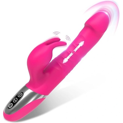 Paloqueth Thrusting & Rotating Rabbit with 7 Thrust & 7 Vibration Modes Pink