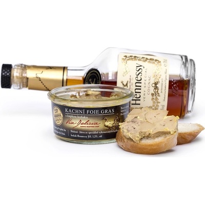 Via Delicia Kachní foie gras s kapkou koňaku 115g – Zbozi.Blesk.cz