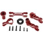 Traxxas алуминиеви червено анодизирани лостове за управление (за X-Maxx)