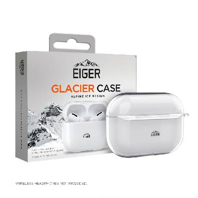 Силиконов (TPU) калъф с карабинер за Apple Airpods Pro - Eiger Glacier AirPods Pro Protective Case (прозрачен) (EGCA00243)