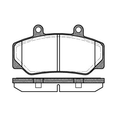 Sada brzdových platničiek kotúčovej brzdy REMSA 0176.20