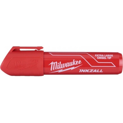 MILWAUKEE Značkovač - popisovač INKZALL™ "XL" plochý hrot - červený