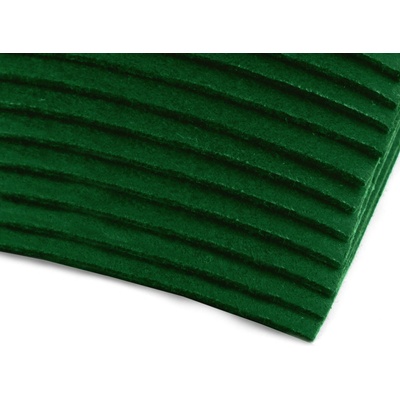 Látková dekorativní plsť / filc 20x30 cm Varianta: 7 zelená tmavá, Balení: 2 ks