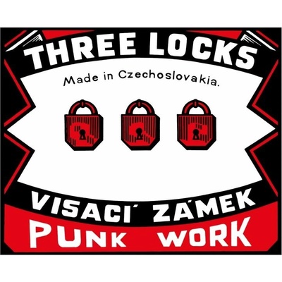 Visací zámek - Three Locks LP