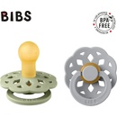 Bibs Boheme přírodní kaučuk 2ks sage cloud