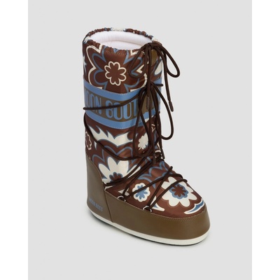 Tecnica Moon Boot Icon Flower Brown/Elephant Grey