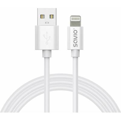 Savio CL-192 USB-A na Lightning 1m bílý