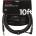 Fender Deluxe Series Black 3 m Директен - Ъглов Инструментален кабел (0990820090)