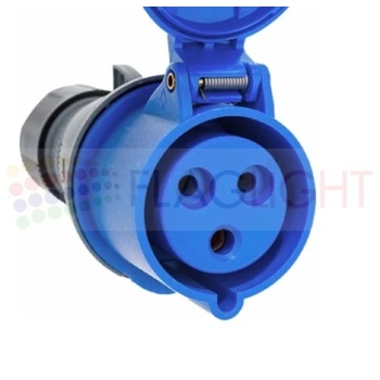 Монофазен Индустриален Контакт cee , Подвижен ► ЕВРО букса 2p+e, 32А, ip44 (dl)