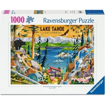 Ravensburger Пъзел Ravensburger от 1000 части - Свещеното езеро Тахо (12001848)